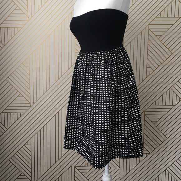 Theory Trois C abstract strapless dress - Picture 7 of 14